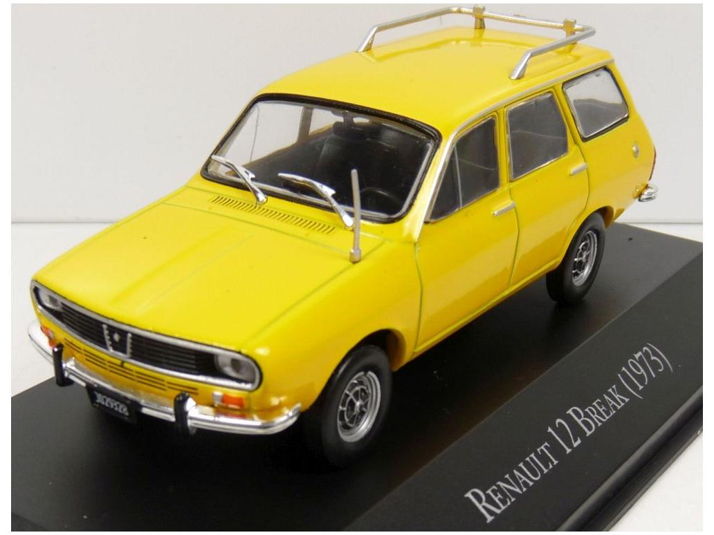 Renault 12 Break Yellow 1973 (Argentina Spec.) 1:43 Scale Diecast Model-Unbranded-Diecast Model Centre