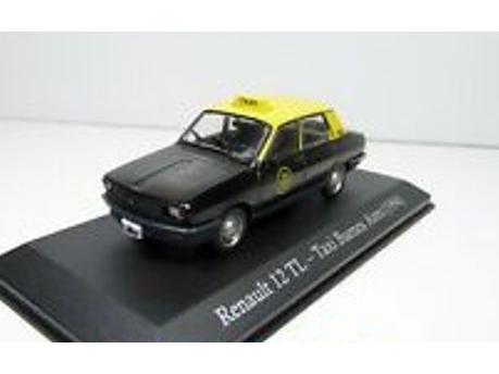Renault 12 TL Taxi GCBA 1994 (Argentina Spec.) 1:43 Scale Diecast Model-Unbranded-Diecast Model Centre