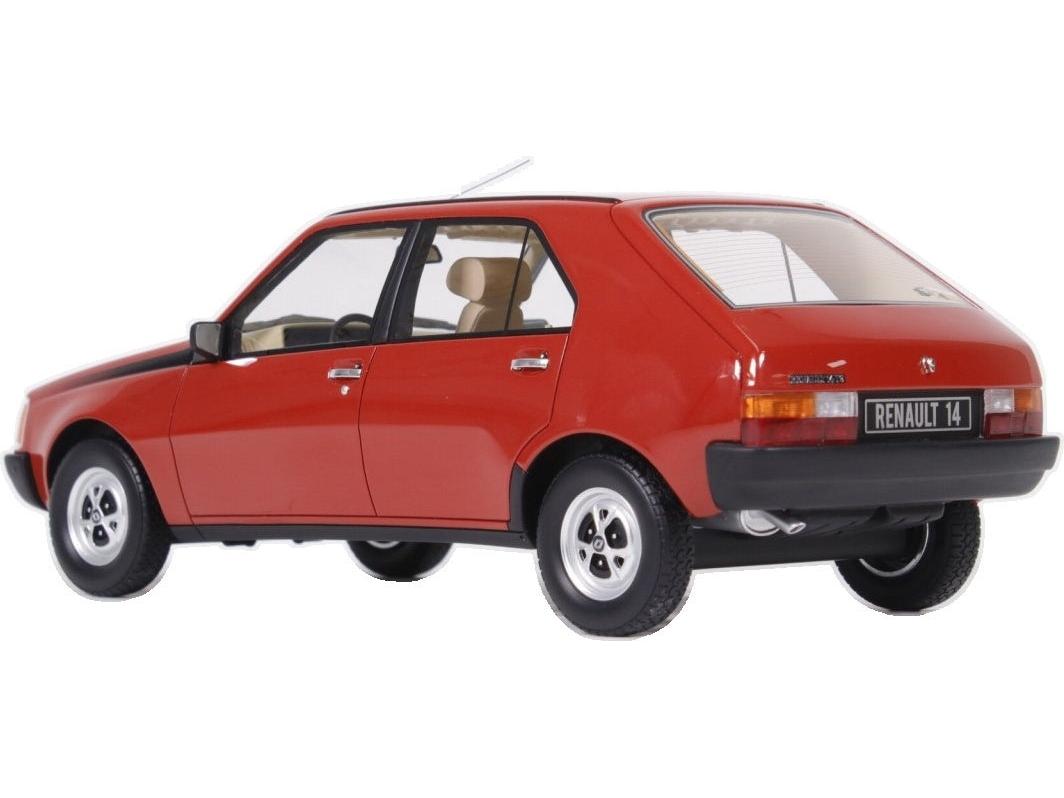 Renault 14 TS Rouge 705 1983 1:18 Scale Resin Car – OttOmobile-OttOmobile-Diecast Model Centre