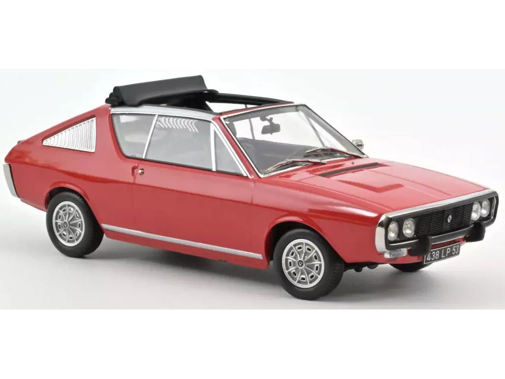 Renault 17 Gordini Decouvrable 1975 red - 1:18 Scale Diecast Model Car-Norev-Diecast Model Centre