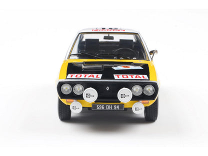 Renault 17 PH.1 Yellow #23 Prive/Tilbert Rallye Du Maroc 1976 1:18 Scale Solido Diecast Model Car-Solido-Diecast Model Centre