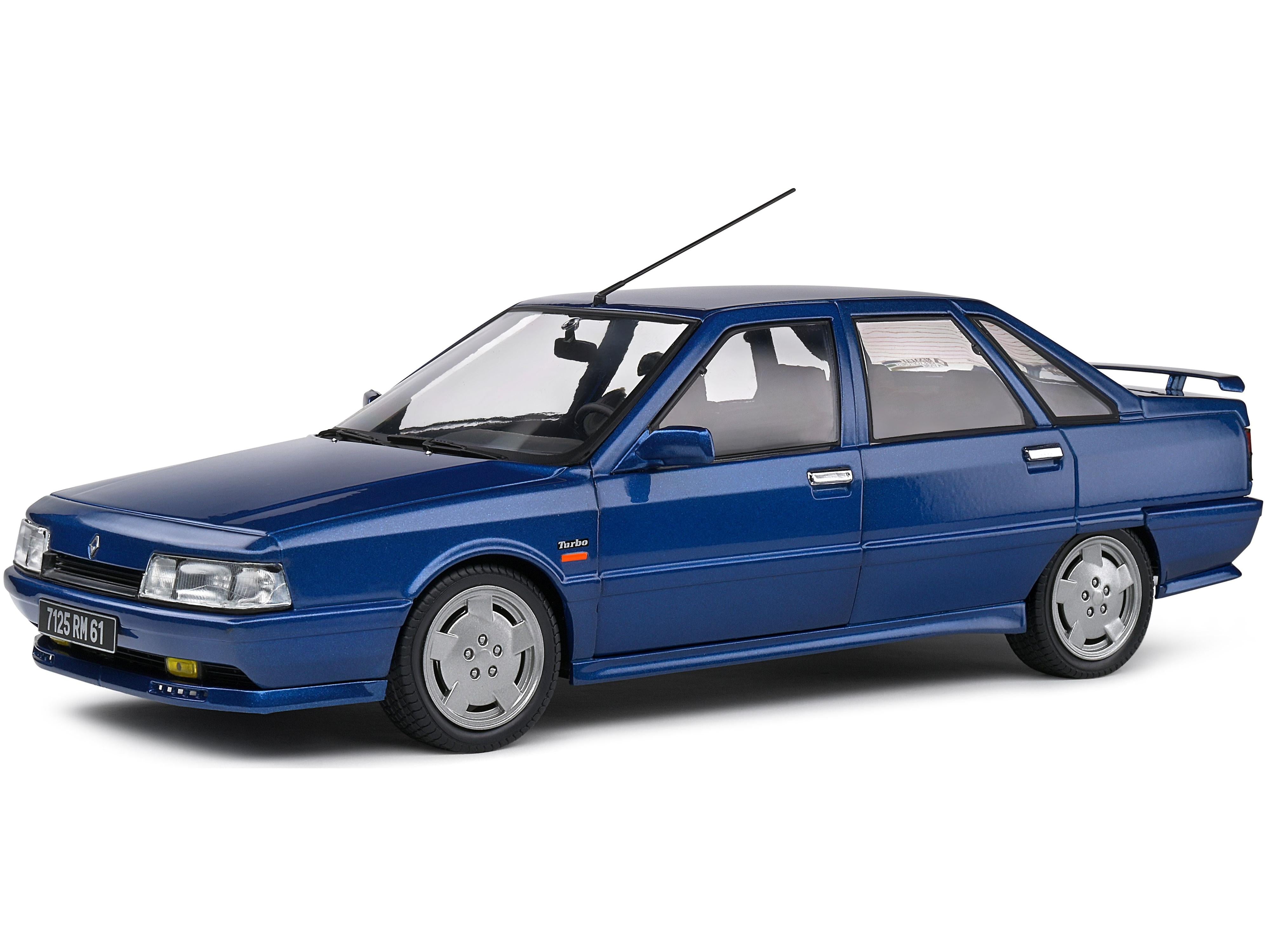 Renault 21 MK1 Turbo 1988 Blue 1:18 Scale Solido Diecast Model-Solido-Diecast Model Centre