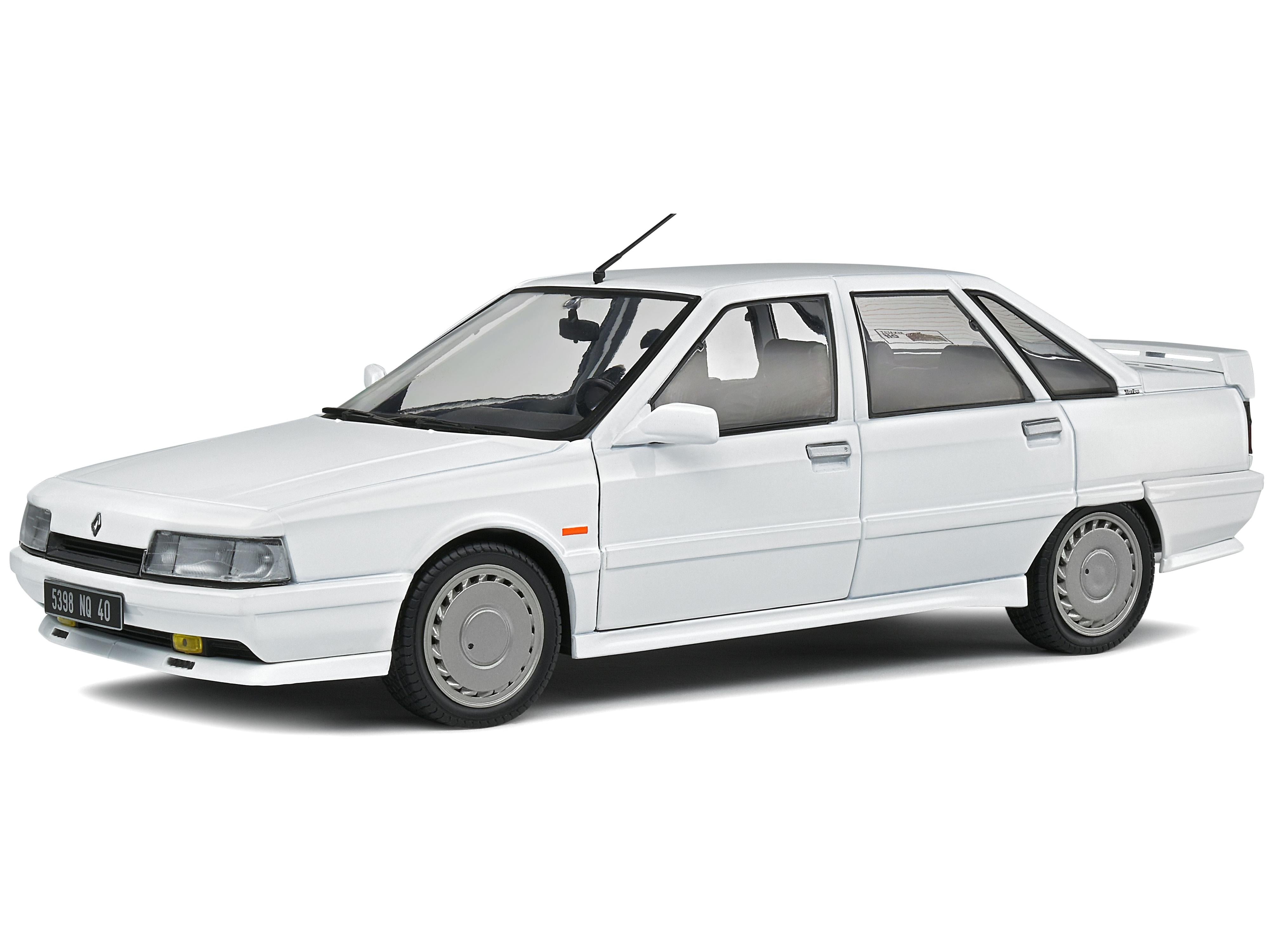 Renault 21 Turbo Mk1 1988 White 1:18 Scale Solido Diecast Model-Solido-Diecast Model Centre