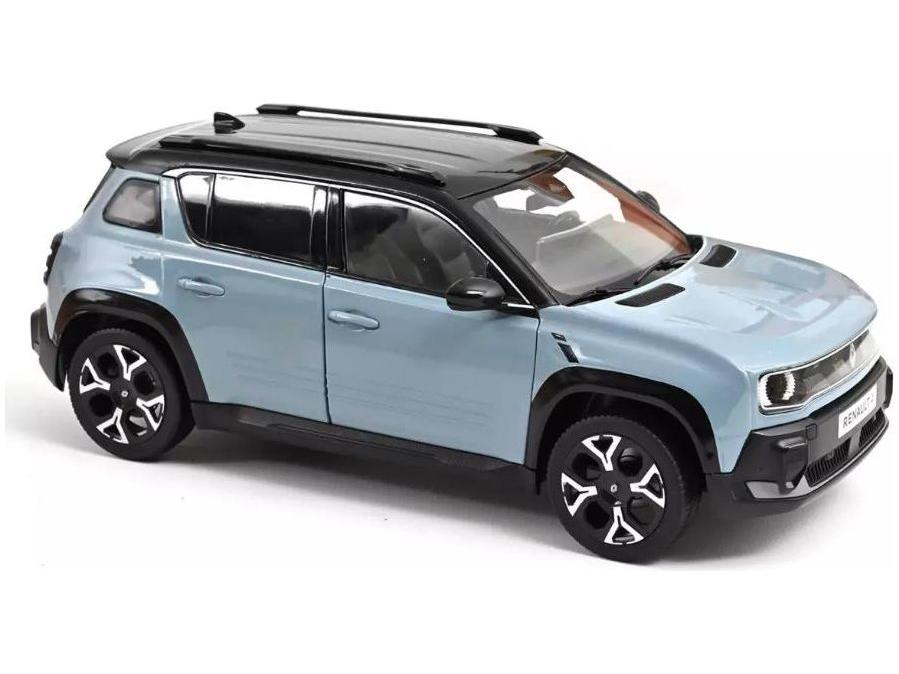 Renault 4 E-Tech 100% Electric 2025 Cloud Blue 1:18 Scale Norev Diecast Model Car-Norev-Diecast Model Centre