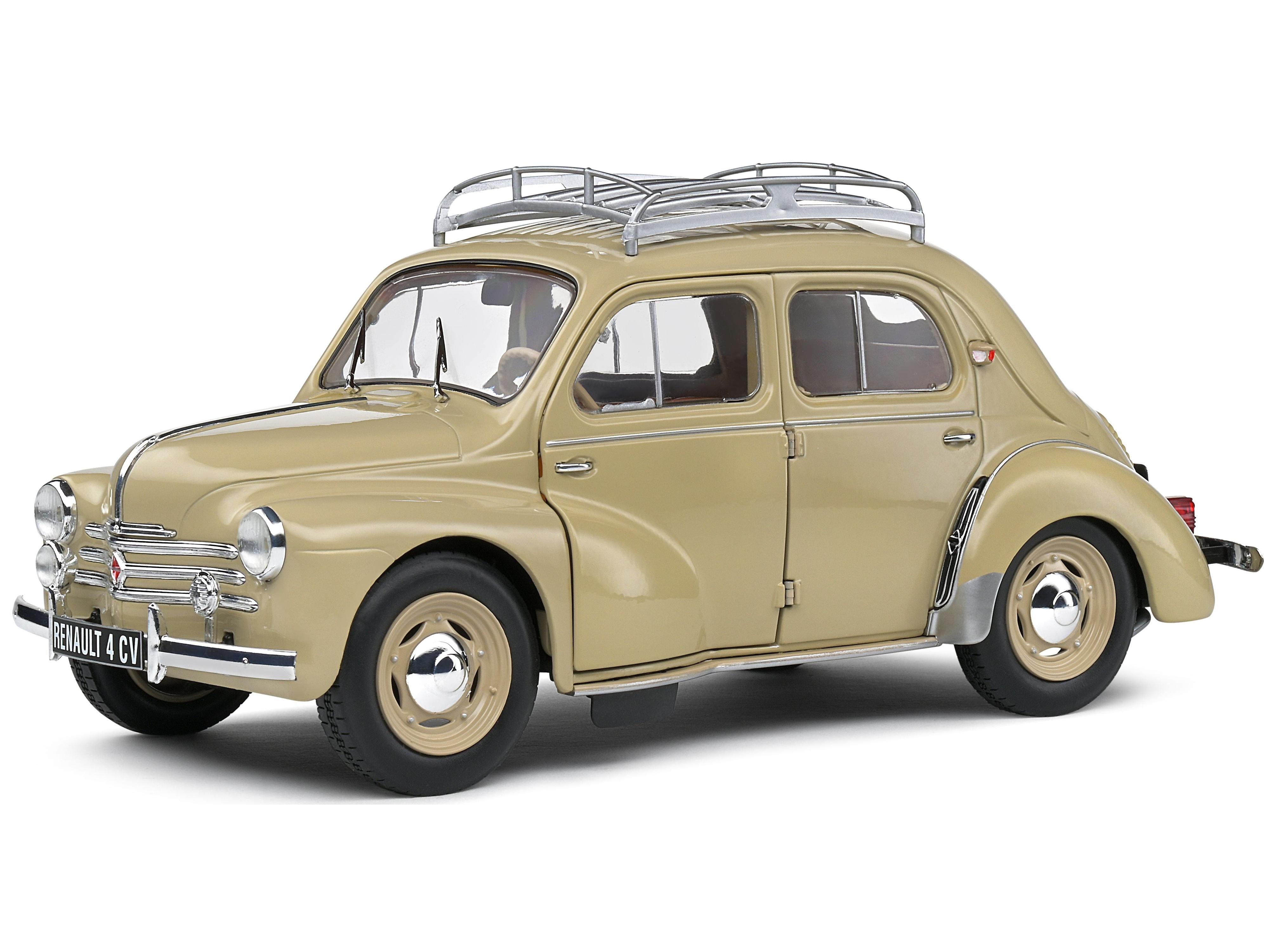 Renault 4CV 1956 Beige 1:18 Scale Solido Diecast Model-Solido-Diecast Model Centre