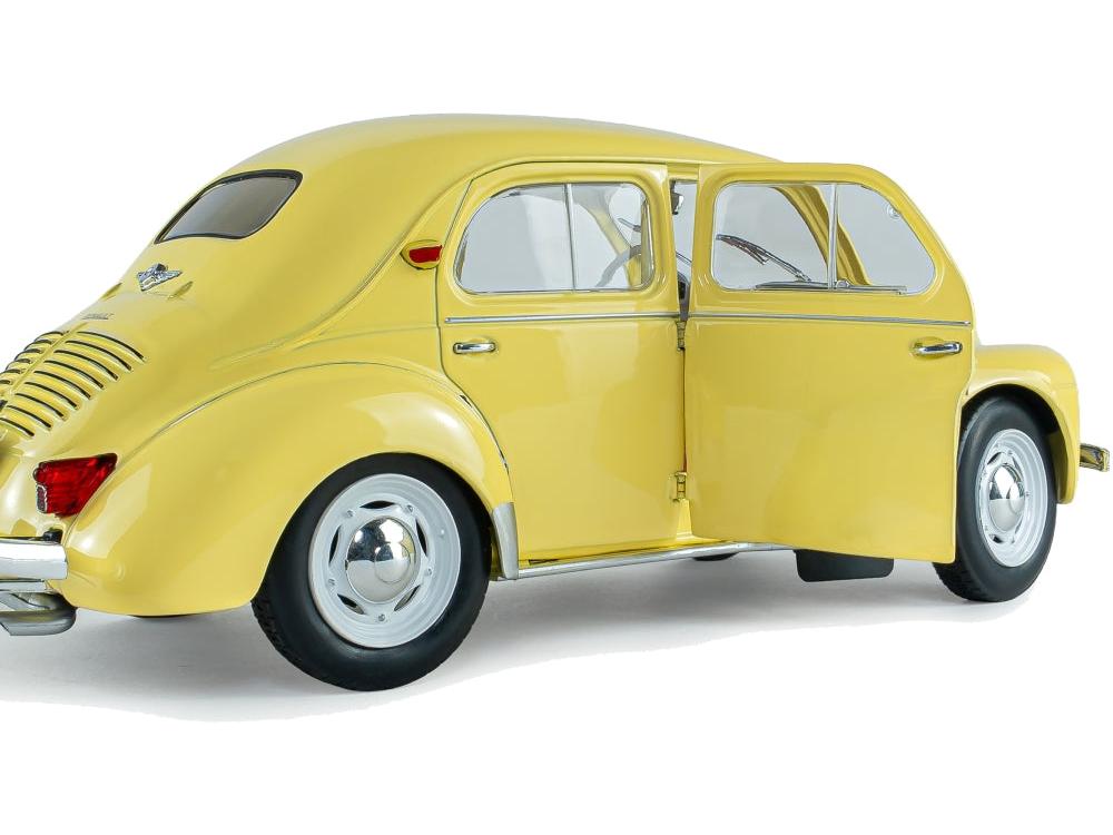 Renault 4CV Beige (Jaune Infante) 162 1961 1:18 Scale Diecast Model Car – Solido-Solido-Diecast Model Centre