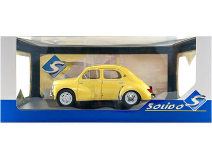 Renault 4CV Beige (Jaune Infante) 162 1961 1:18 Scale Diecast Model Car – Solido-Solido-Diecast Model Centre