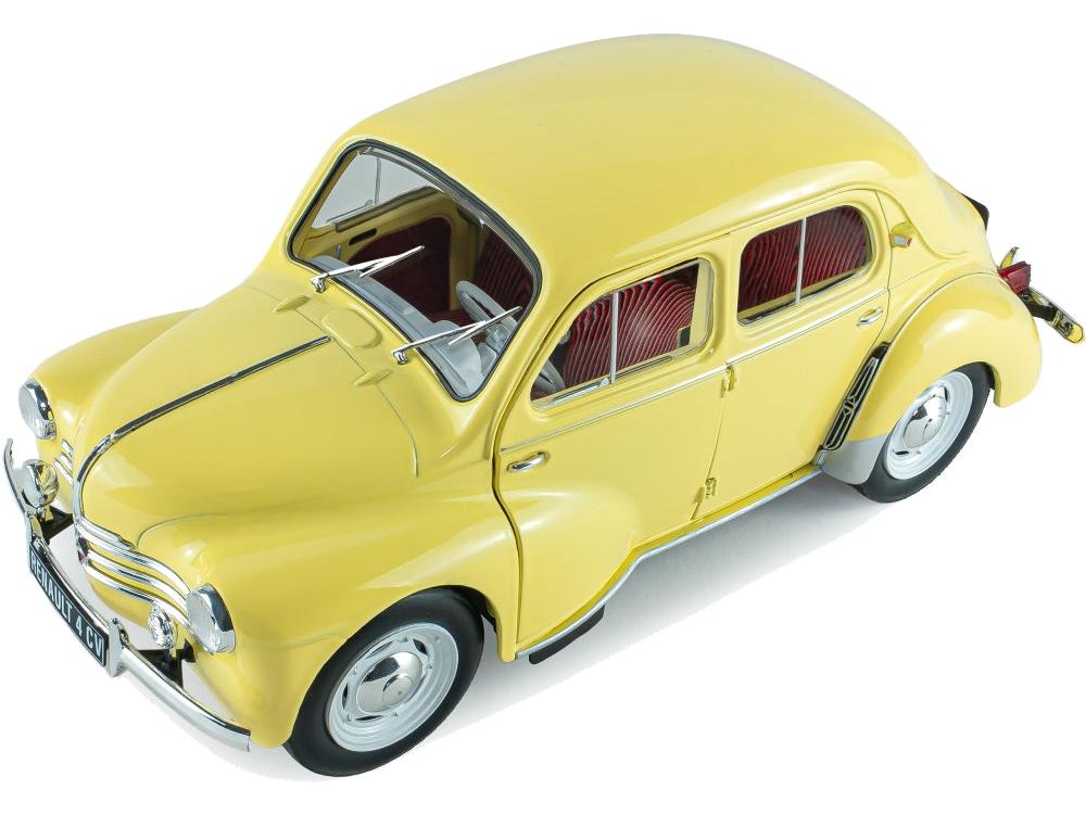 Renault 4CV Beige (Jaune Infante) 162 1961 1:18 Scale Diecast Model Car – Solido-Solido-Diecast Model Centre
