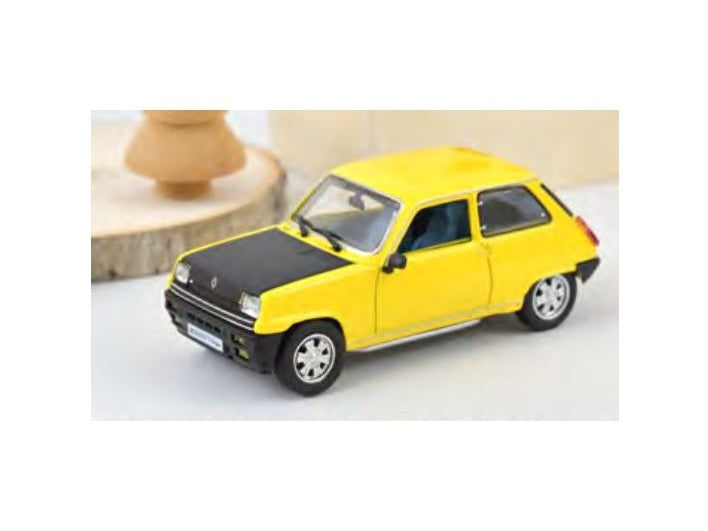 Renault 5 Copa 1980 Sunflower Yellow - 1:43 Scale Diecast Model Car-Norev-Diecast Model Centre