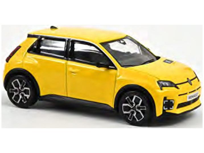 Renault 5 E-Tech 100% Electric 2024 Pop Yellow - 1:43 Scale Model Car-Norev-Diecast Model Centre