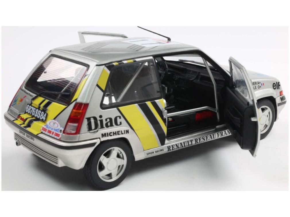 Renault 5 GT Turbo Mk2 #17 A.Oreille Tour De Corse 1989 1:18 Scale Solido Diecast Model Car-Solido-Diecast Model Centre