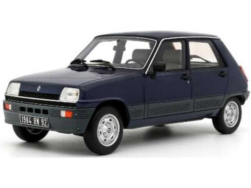 Renault 5 GTL Blue ROI 1984 1:18 Scale Resin Car – OttOmobile-OttOmobile-Diecast Model Centre