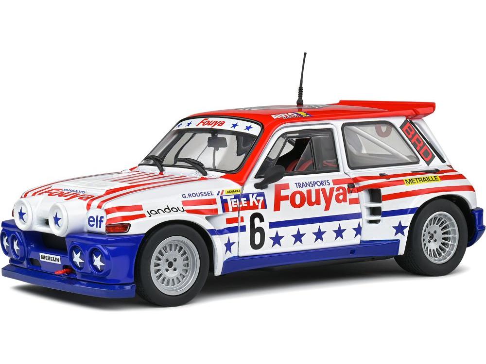 Renault 5 Maxi Rallycross G.Roussel 1987 1:18 Scale Solido Diecast Model-Solido-Diecast Model Centre