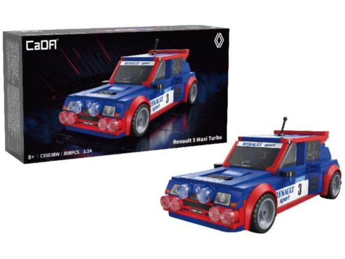 Renault 5 Maxi Turbo Brick Builder (308 pcs) Cada Kit-Cada-Diecast Model Centre