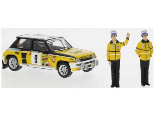 Renault 5 Turbo Rally Monte Carlo 1981 #9 J.Ragnotti/J.M.Andre 1:43 Scale IXO Diecast Model Car-IXO-Diecast Model Centre
