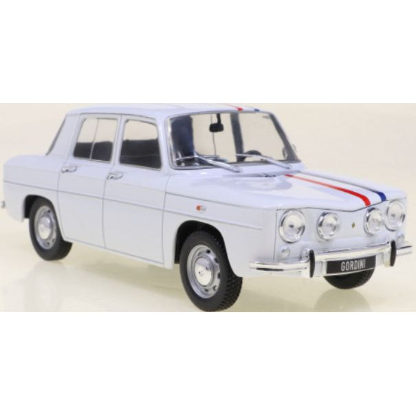 Renault 8 Gordini 1964 white - 1:24 Scale Diecast Model Car-WhiteBox-Diecast Model Centre