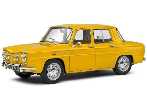 Renault 8 S 1968 Yellow 1:18 Scale Solido Diecast Model-Solido-Diecast Model Centre