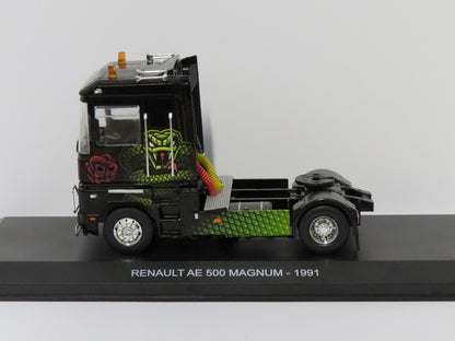 Renault AE 500 Magnum 1991 Green Mamba 1:43 Scale Unbranded Diecast Model Truck-Unbranded-Diecast Model Centre