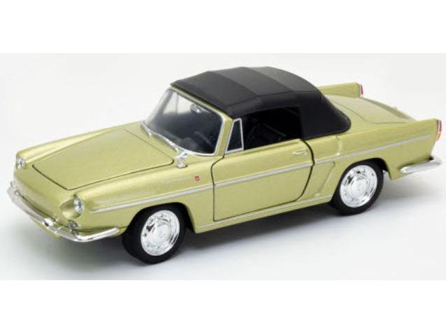 Renault Caravelle Metallic Green (Top Up) 1:24 Scale Welly Diecast Model-Welly-Diecast Model Centre
