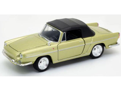 Renault Caravelle Metallic Green (Top Up) 1:24 Scale Welly Diecast Model-Welly-Diecast Model Centre