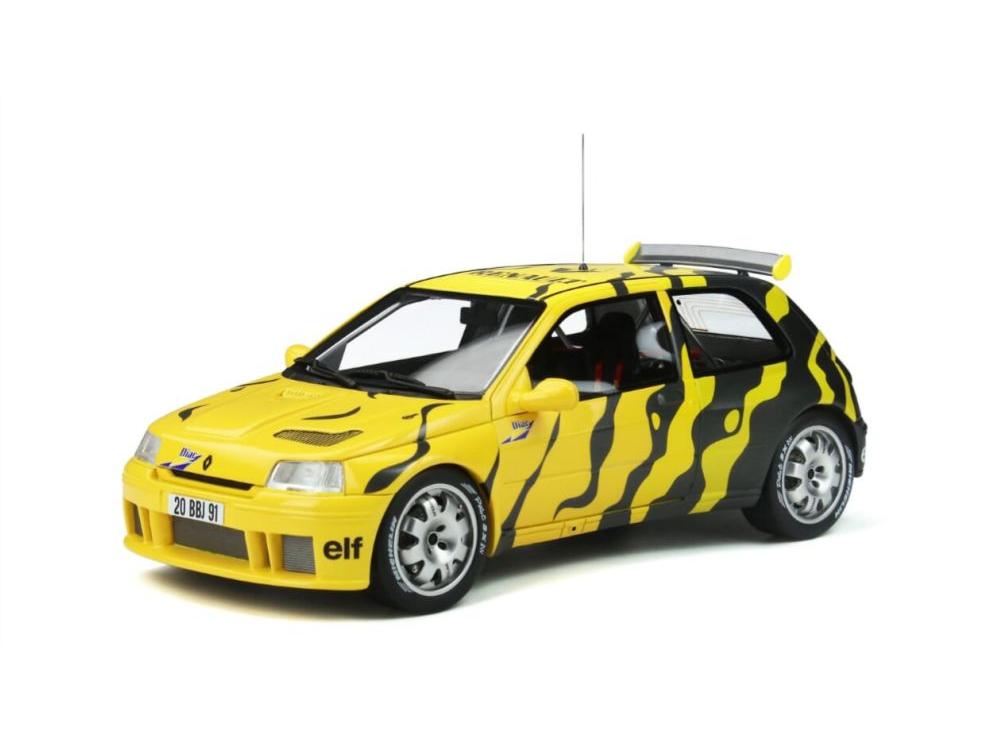 Renault Clio Maxi Presentation Black and Yellow 1:18 Scale OttOmobile Resin Model-OttOmobile-Diecast Model Centre