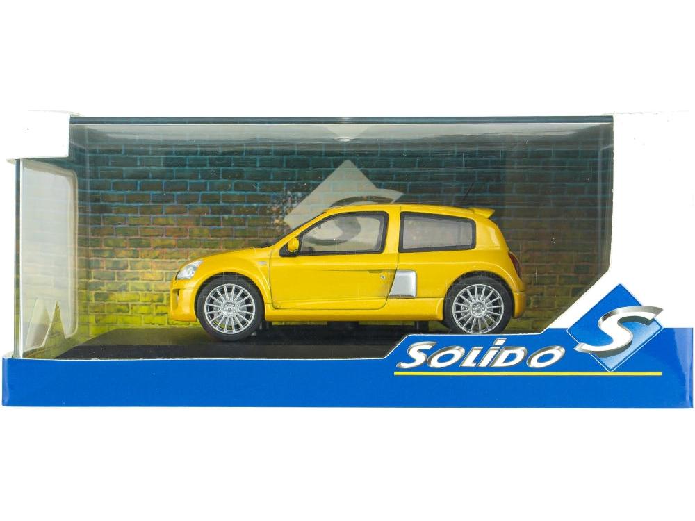 Renault Clio V6 PH.2 Jaune Sirius 2003 1:43 Scale Diecast Model Car – Solido-Solido-Diecast Model Centre