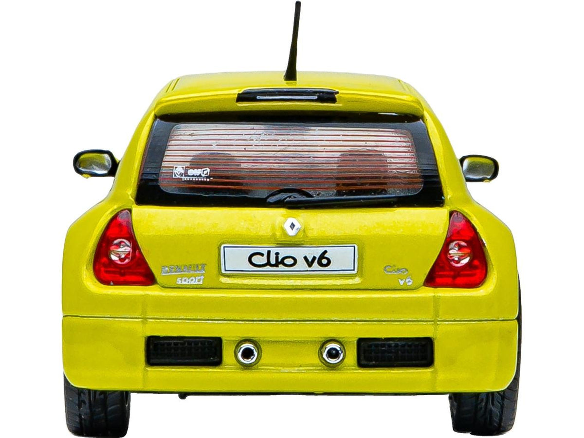 Renault Clio V6 Ph.2 Acid Yellow 2004 1:43 Scale Diecast Car – Solido-Solido-Diecast Model Centre