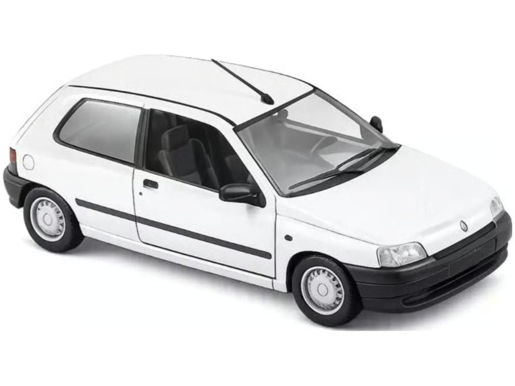 Renault Clio White 1990 1:43 Scale Norev Diecast Model Car-Norev-Diecast Model Centre
