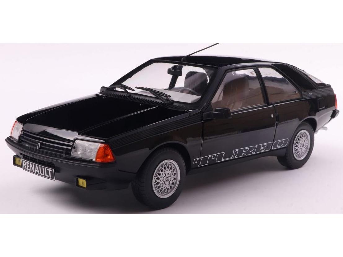 Renault Fuego Turbo 1980 Black 1:18 Scale Solido Diecast Model-Solido-Diecast Model Centre