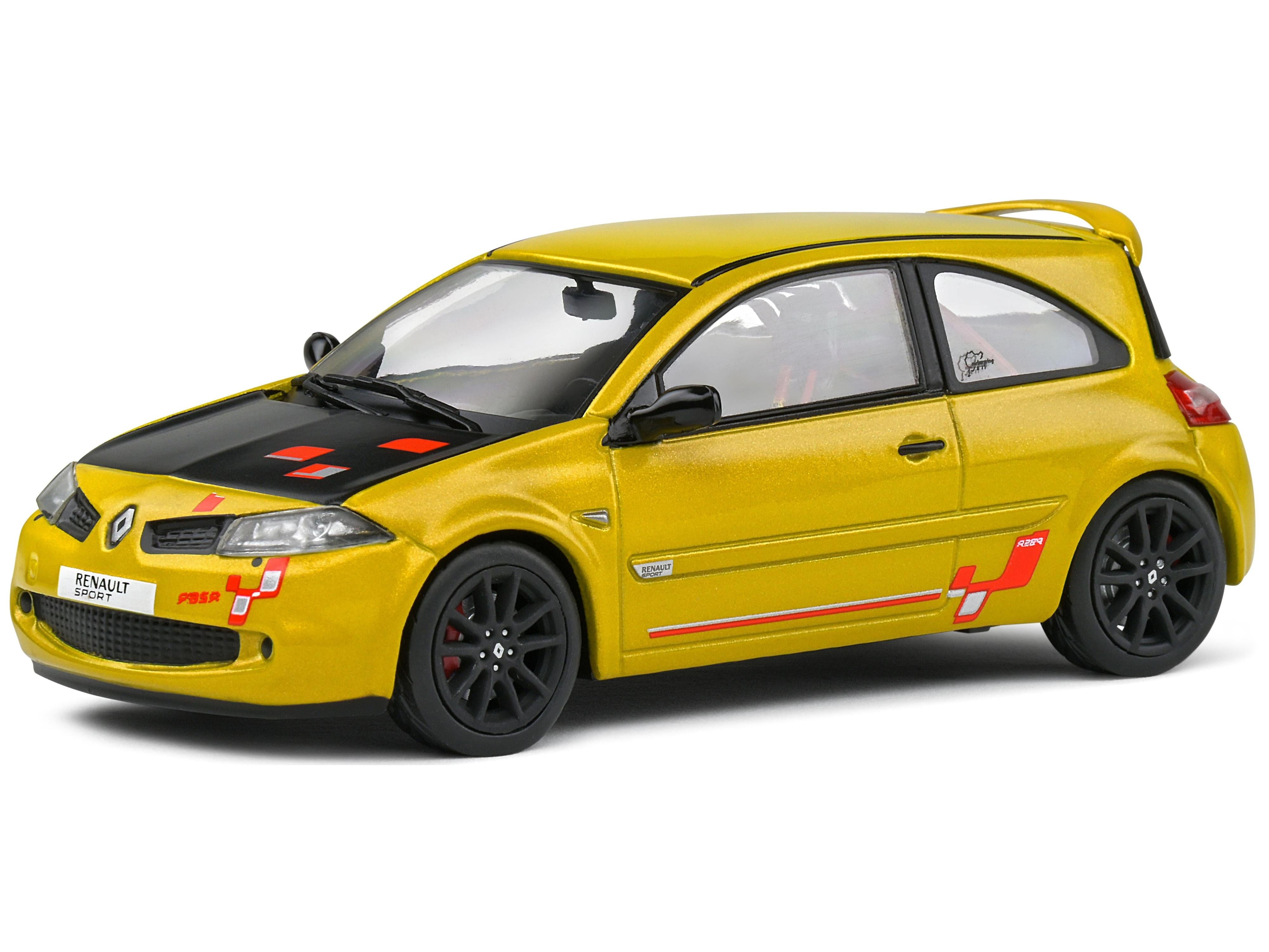 Renault Megane R26-R Liquid Yellow 1:43 Scale Solido Diecast Model-Solido-Diecast Model Centre