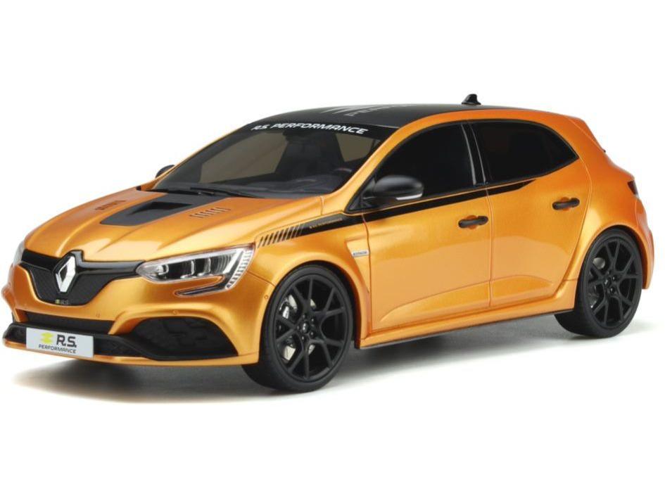 Renault Megane RS Performance Kit Orange /Black 1:18 Scale OttOmobile Resin Model-OttOmobile-Diecast Model Centre