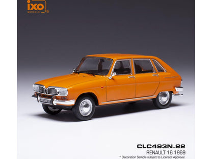 Renault R 16 Orange 1969 1:43 Scale IXO Diecast Model Car-IXO-Diecast Model Centre