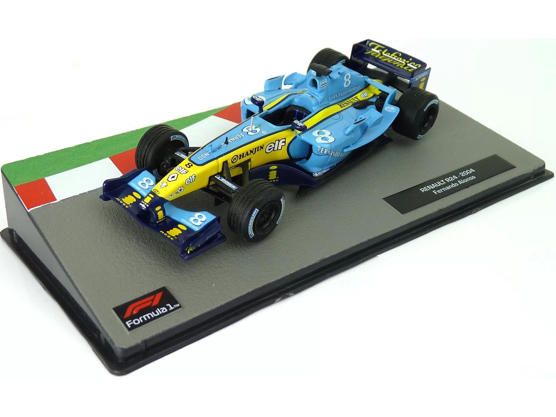 Renault R24 - Fernando Alonso 2004 F1 1:43 Diecast Model-Unbranded-Diecast Model Centre