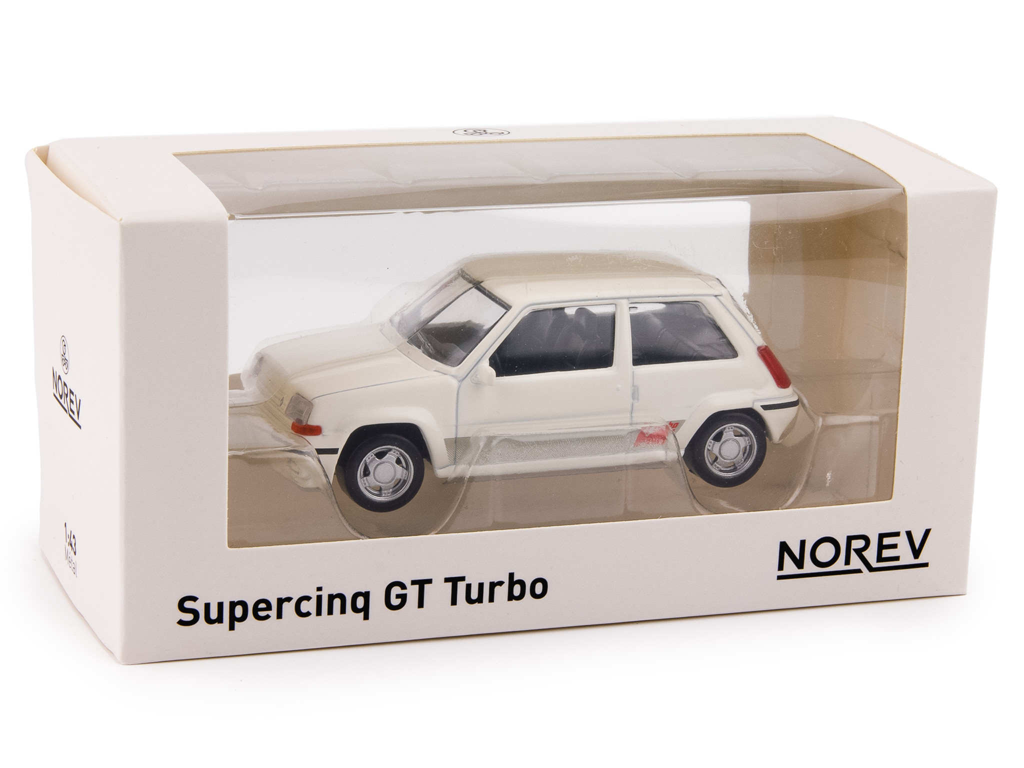 Renault SuperCinq GT Turbo Ph.2 1988 white 1:43 Scale