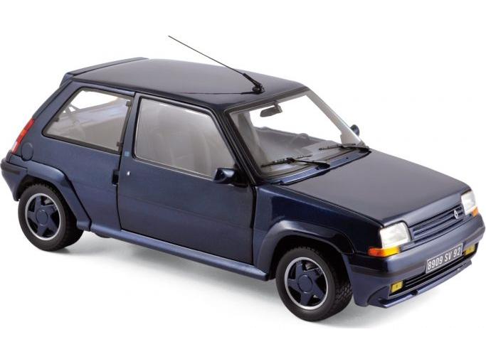 Renault Supercinq GT Turbo Alain Oreille Blue 1989 1:18 Scale Norev Diecast Model Car-Norev-Diecast Model Centre