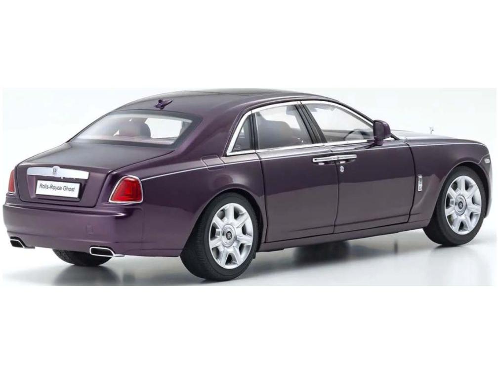 Rolls Royce Ghost 2011 Twilight Purple Silver 1:18 Scale Kyosho Diecast Model Car-Kyosho-Diecast Model Centre