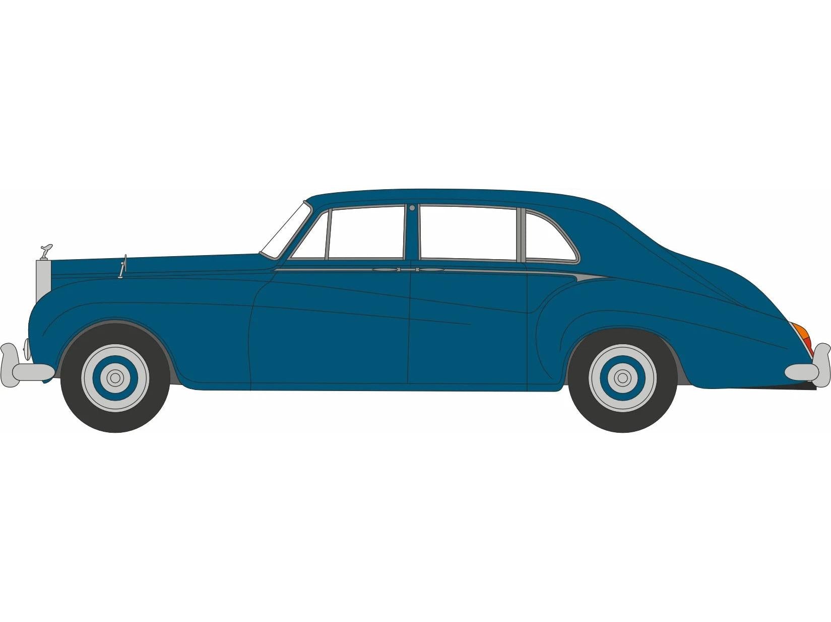 Rolls Royce Phantom 5 Windsor Blue 1:76 Scale Diecast Car – Oxford Diecast-Oxford Diecast-Diecast Model Centre