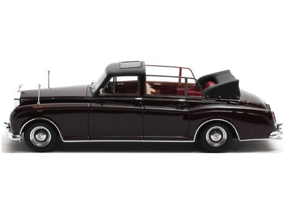 Rolls Royce Phantom VI Landaulette Maroon 1973 1:43 Scale Matrix Resin Model Car-Matrix-Diecast Model Centre