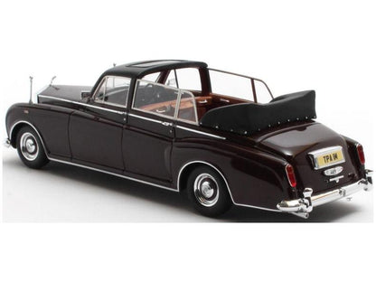 Rolls Royce Phantom VI Landaulette Maroon 1973 1:43 Scale Matrix Resin Model Car-Matrix-Diecast Model Centre