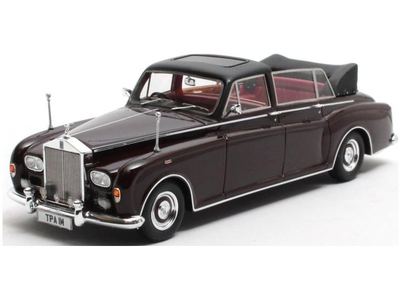 Rolls Royce Phantom VI Landaulette Maroon 1973 1:43 Scale Matrix Resin Model Car-Matrix-Diecast Model Centre