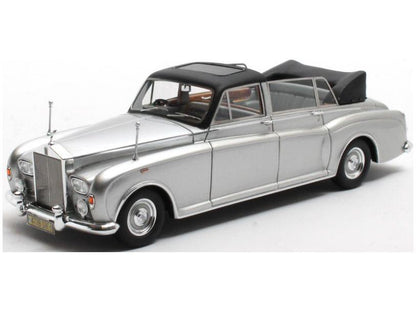 Rolls Royce Phantom VI Landaulette Silver Metallic 1973 1:43 Scale Matrix Resin Model Car-Matrix-Diecast Model Centre