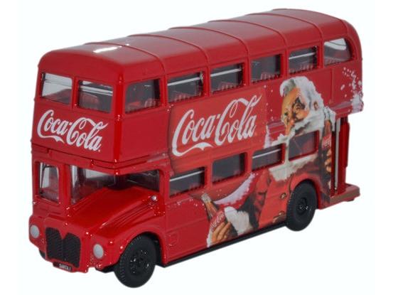 Routemaster Coca Cola Xmas 1:76 Scale Diecast Model Bus – Oxford Diecast-Oxford Diecast-Diecast Model Centre
