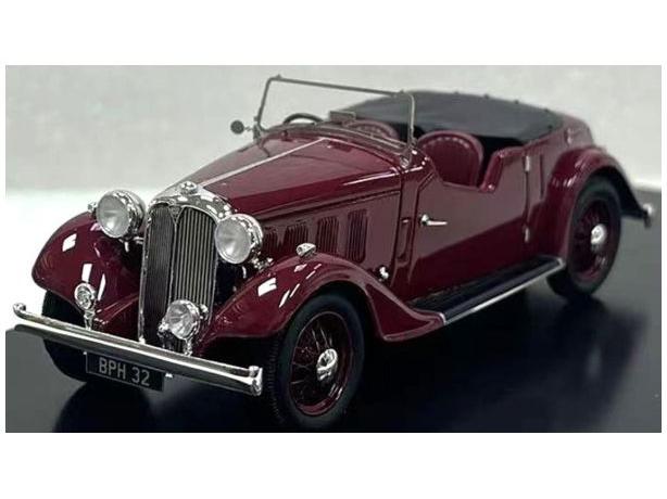 Rover 12HP(P1) Tourer Maroon 1934-1935 1:43 Scale Matrix Resin Model Car-Matrix-Diecast Model Centre