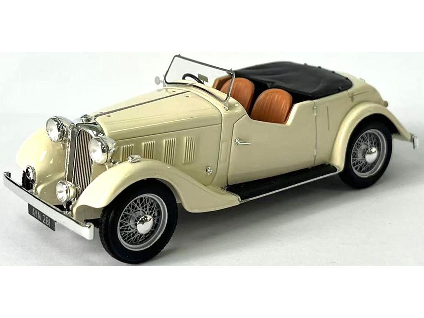 Rover 12HP(P1) Tourer White 1934-1935 1:43 Scale Matrix Resin Model Car-Matrix-Diecast Model Centre