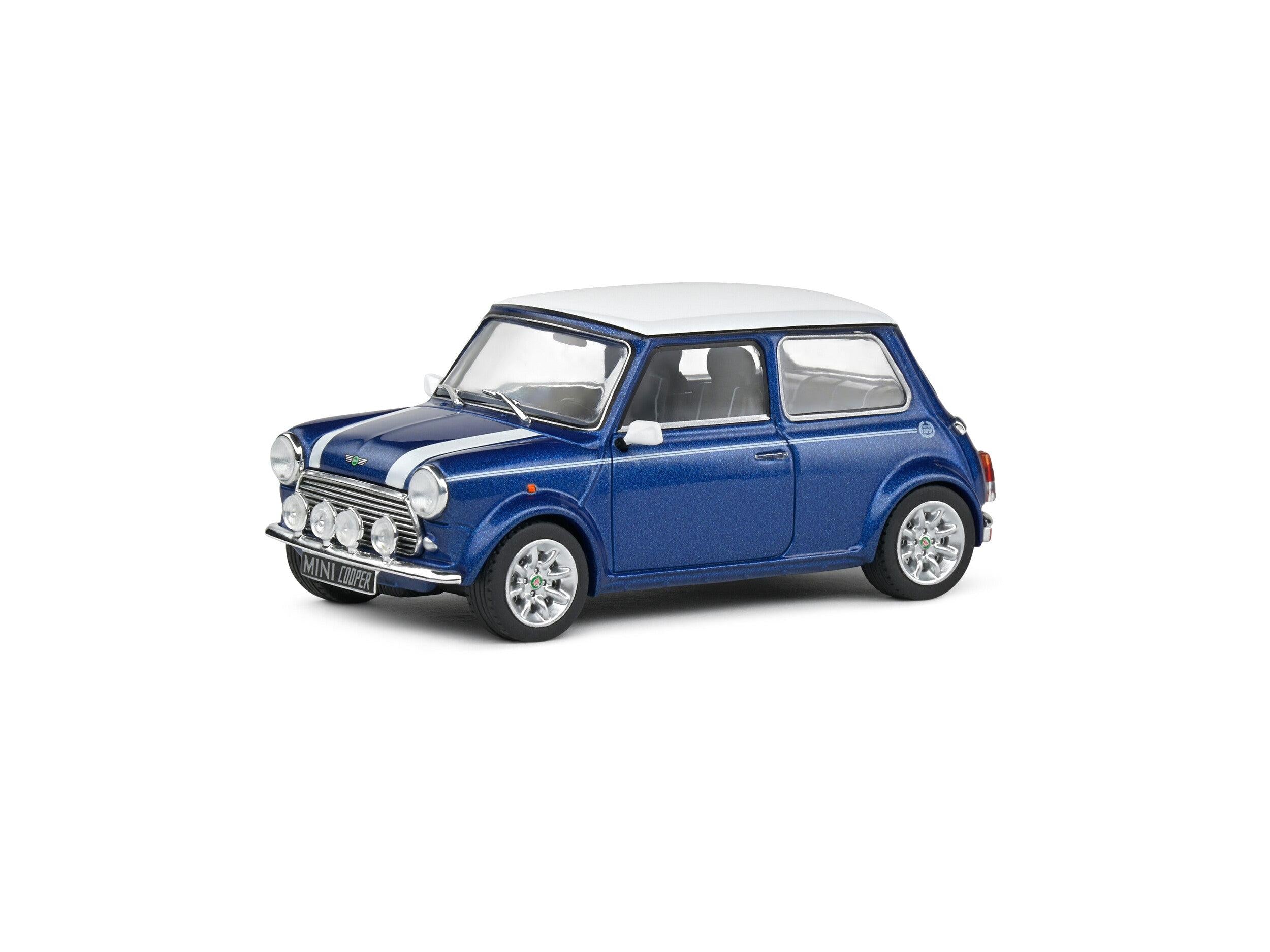 Rover Mini Cooper S 1997 Tahiti Blue 1:43 Scale Solido Diecast Model
