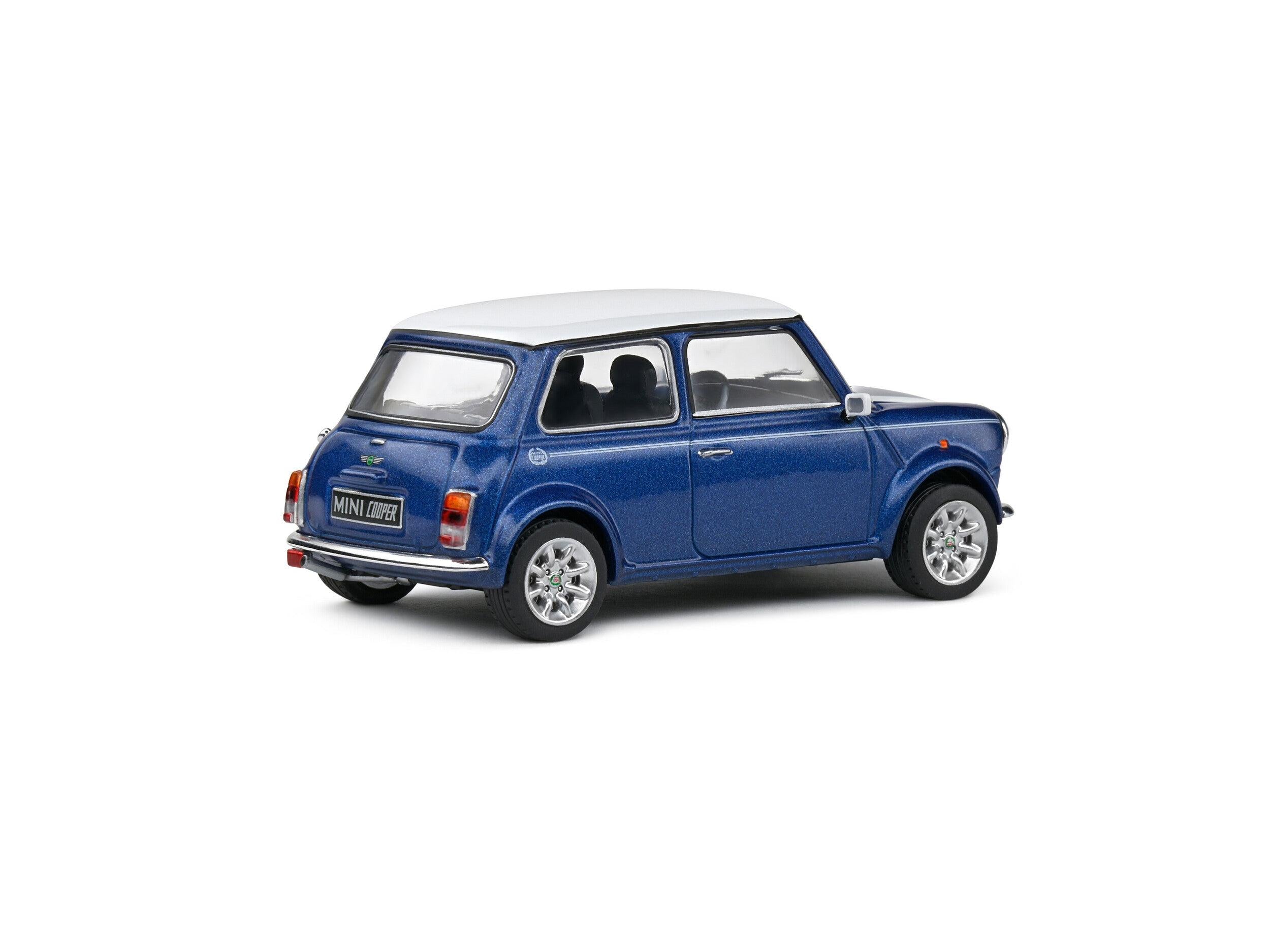 Rover Mini Cooper S 1997 Tahiti Blue 1:43 Solido Diecast Model