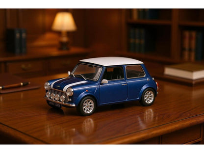 Rover Mini Cooper S 1997 Tahiti Blue 1:43 Scale Solido Diecast Model