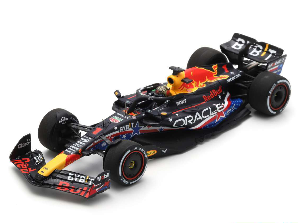 Oracle Red Bull Racing RB19 #1 Winner F1 USA GP 2023 Max Verstappen - 1:43 Scale