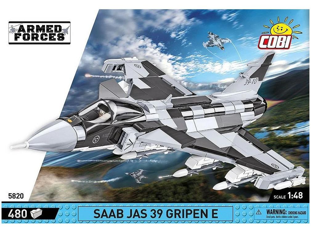 SAAB JAS 39 Gripen E Armed Forces (480 pcs) Cobi Brick Build Kit-Cobi-Diecast Model Centre