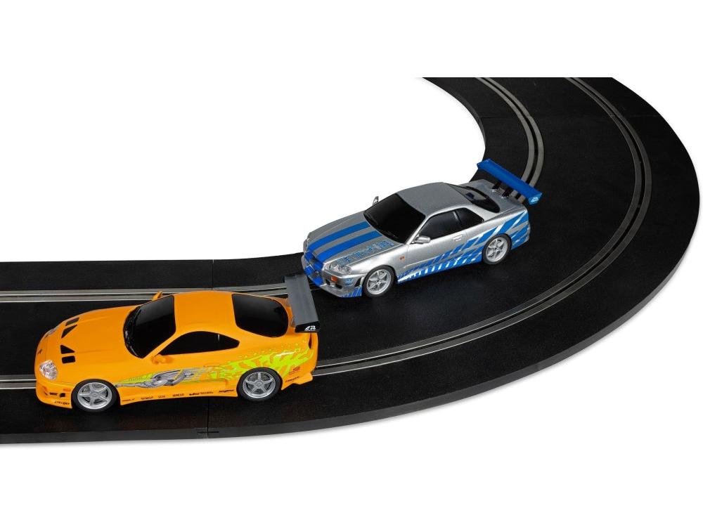 Fast and Furious Coffret 25 Ans Supra vs R34 Circuit Scalextric à l'échelle 1:32